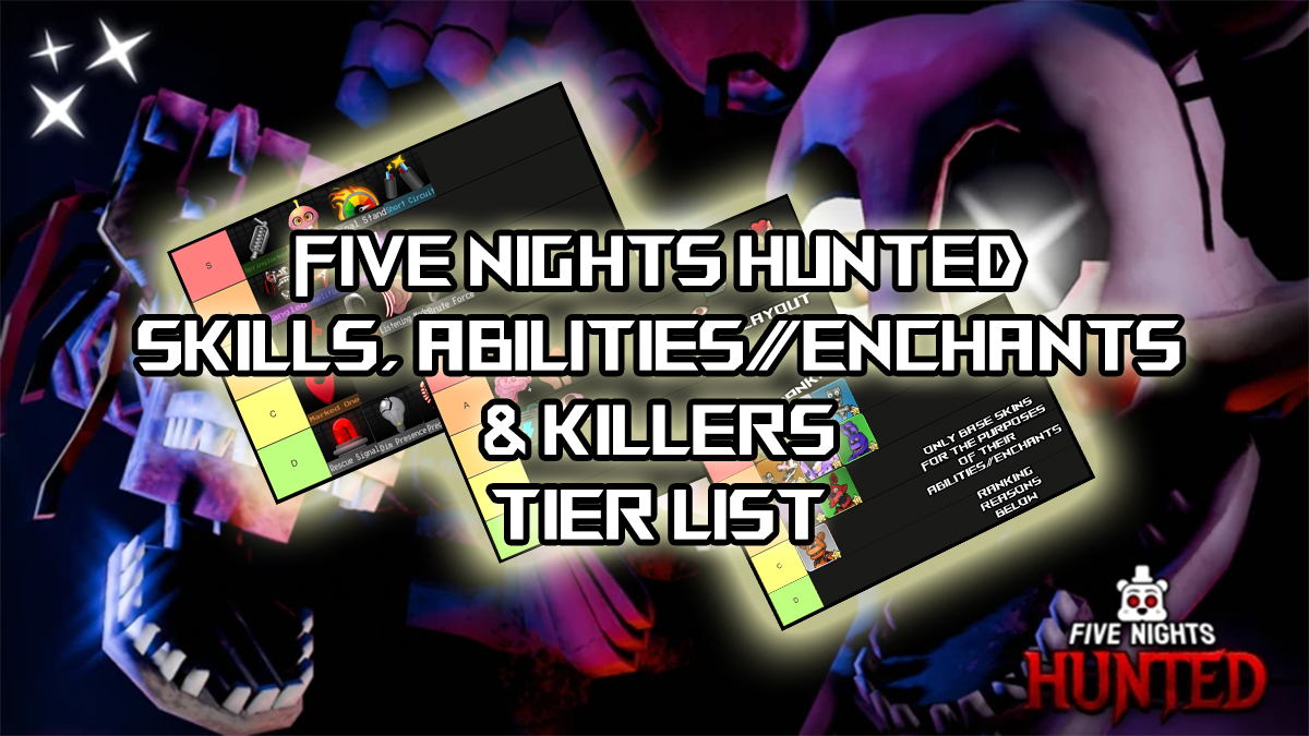 Complete Five Nights Hunted Skill & Ability Tier List