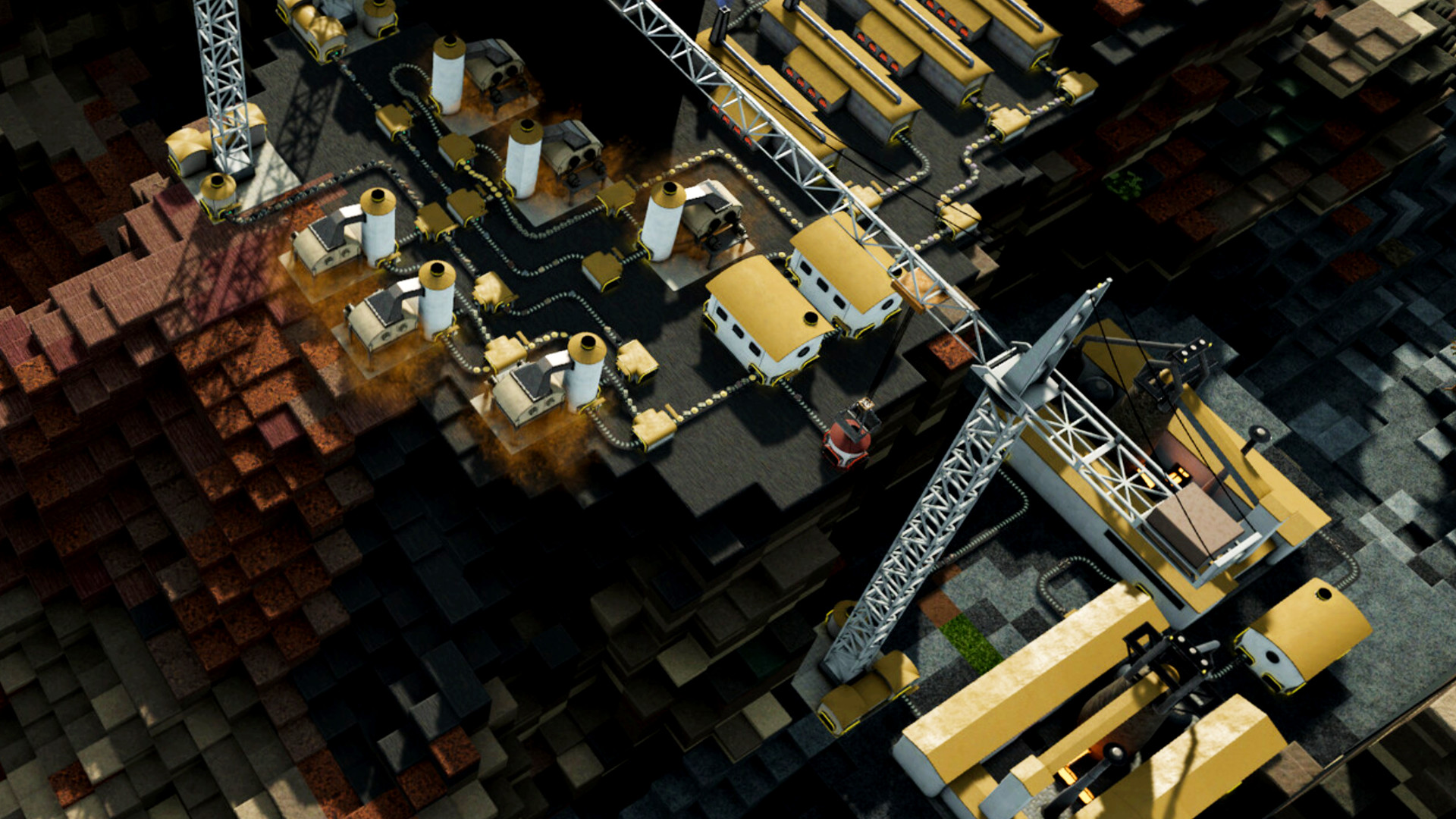 New automation sandbox game Icaria fuses Minecraft and Factorio together